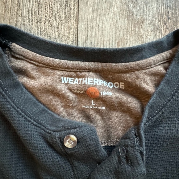 Weatherproof men’s long sleeve shirt L black - Picture 2 of 3